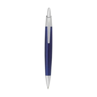 Branded Promotional ARROW PEN in Blue Pen From Concept Incentives.
