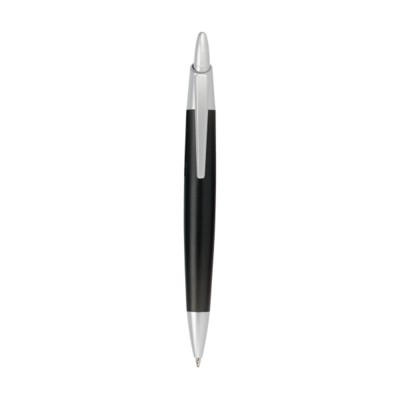 Branded Promotional ARROW PEN in Black Pen From Concept Incentives.