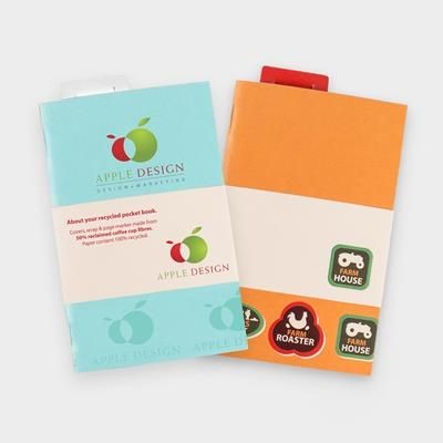 Branded Promotional REPORTA POCKET NOTE BOOK CLASSIC Jotter From Concept Incentives.