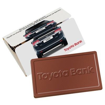 Branded Promotional CHOCOLATE CARD 20G Chocolate From Concept Incentives.