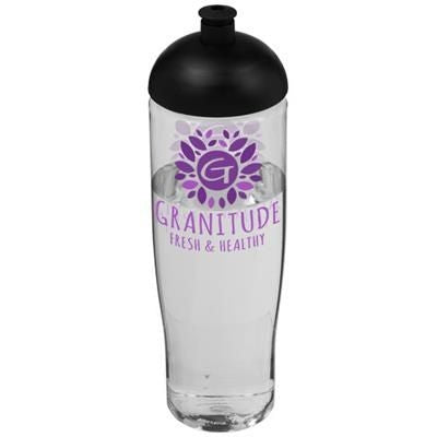 Branded Promotional H2O TEMPO 700 ML DOME LID SPORTS BOTTLE in Transparent-aqua Blue Sports Drink Bottle From Concept Incentives.