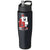 Branded Promotional H2O TEMPO 700 ML SPOUT LID SPORTS BOTTLE in Black Solid Sports Drink Bottle From Concept Incentives.