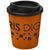 Branded Promotional AMERICANO¬Æ ESPRESSO 250 ML THERMAL INSULATED TUMBLER in Orange-black Solid Travel Mug From Concept Incentives.