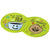 Branded Promotional SIDEKICK PLASTIC COASTER in Lime Coaster From Concept Incentives.