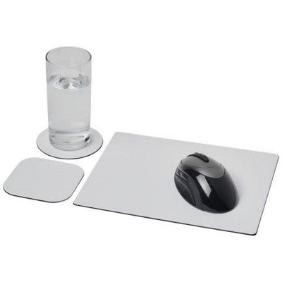 Branded Promotional BRITE-MAT MOUSEMAT AND COASTER SET COMBO 1 Technology From Concept Incentives.