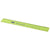 Branded Promotional ROTHKO 30 CM PLASTIC RULER in Lime Ruler From Concept Incentives.