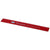 Branded Promotional ROTHKO 30 CM PLASTIC RULER in Red Ruler From Concept Incentives.