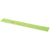 Branded Promotional ROTHKO 30 CM PLASTIC RULER in Frosted Green Ruler From Concept Incentives.