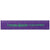 Branded Promotional ROTHKO 20 CM PLASTIC RULER in Purple Ruler From Concept Incentives.