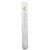 Branded Promotional LILLY NAIL FILE in White Solid-black Solid Nail File From Concept Incentives.