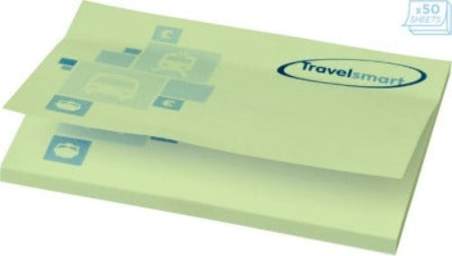 Branded Promotional STICKY-MATE BUDGET A7 STICKY NOTES 100X75 in White from Concept Incentives