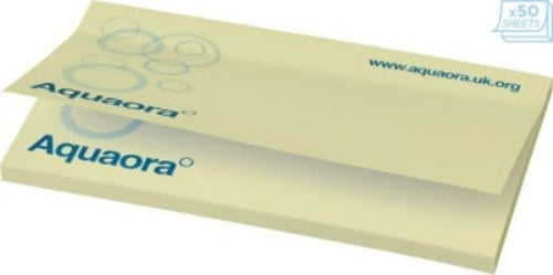Branded Promotional BUDGET STICKY-MATE STICKY NOTES 127X75 in White Notebooks & Pads From Concept Incentives.