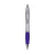 Branded Promotional ATHOS SILVER PEN in Purple Pen From Concept Incentives.