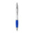 Branded Promotional ATHOS WHITE PEN in Dark Blue Pen From Concept Incentives.