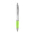 Branded Promotional ATHOS WHITE PEN in Lime Pen From Concept Incentives.