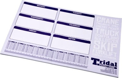 Branded Promotional DESK-MATE NOTE PAD A2 from Concept Incentives