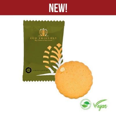 Branded Promotional VEGAN ALMOND BISCUIT Biscuit From Concept Incentives.