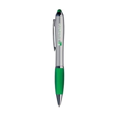 Branded Promotional ATHOS TOUCH BALL PEN in Green Pen From Concept Incentives.