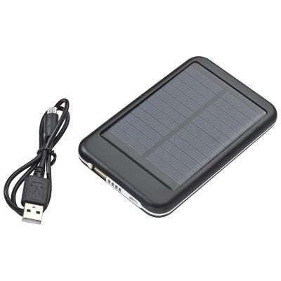Branded Promotional SOLAR METAL POWERBANK Charger From Concept Incentives.