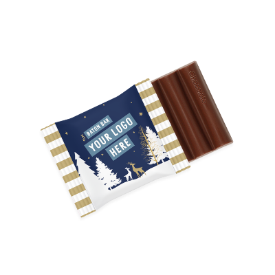 Branded Promotional 3 MILK CHOCOLATE BATON BAR from Concept Incentives