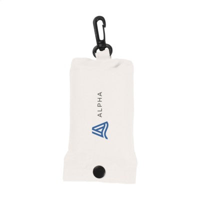 Branded Promotional SHOPEASY FOLDING SHOPPINGBAG in White Bag From Concept Incentives.