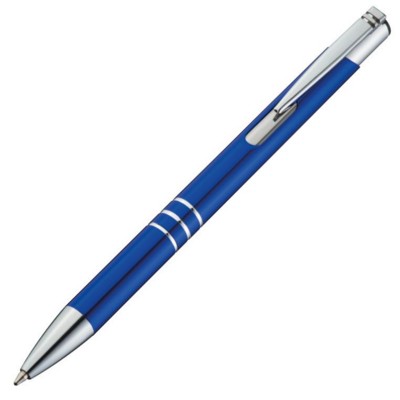 Branded Promotional ASCOT BALL PEN & TOUCH SCREEN STYLUS in Blue Pen From Concept Incentives.