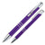 Branded Promotional ASCOT BALL PEN & TOUCH SCREEN STYLUS in Purple Pen From Concept Incentives.