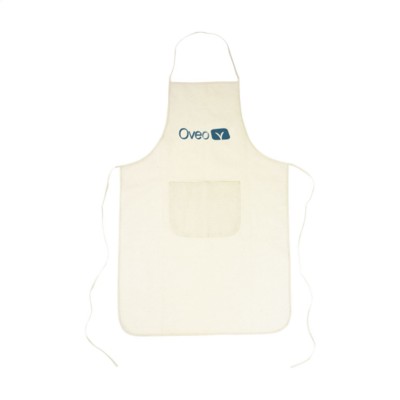 Branded Promotional APRON in Beige Apron From Concept Incentives.
