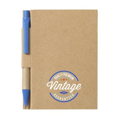Branded Promotional RECYCLE NOTE-S NOTE BOOK in Light Blue Jotter From Concept Incentives.