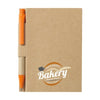 Branded Promotional RECYCLE NOTE-S NOTE BOOK in Orange Jotter From Concept Incentives.