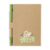 Branded Promotional RECYCLE NOTE-S NOTE BOOK in Green Jotter From Concept Incentives.