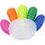 Branded Promotional HAND SHAPE FIVE COLOUR PLASTIC HIGHLIGHTER Highlighter Set From Concept Incentives.