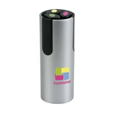 Branded Promotional ACCENTIVE HIGHLIGHTER SET in Silver Highlighter Set From Concept Incentives.