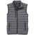 Branded Promotional FAIRVIEW LIGHT DOWN BODYWARMER in Steel Grey Bodywarmer From Concept Incentives.