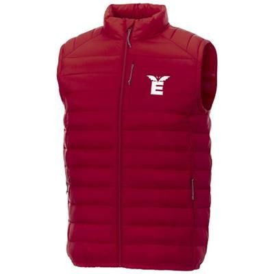 Branded Promotional PALLAS MENS THERMAL INSULATED BODYWARMER in Red Bodywarmer From Concept Incentives.