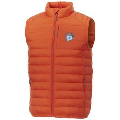 Branded Promotional PALLAS MENS THERMAL INSULATED BODYWARMER in Orange Bodywarmer From Concept Incentives.