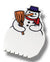 Branded Promotional SNOWMAN ICE SCRAPER Ice Scraper From Concept Incentives.