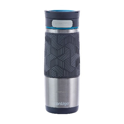 Branded Promotional CONTIGO® TRANSIT THERMO CUP in Black Travel Mug From Concept Incentives.