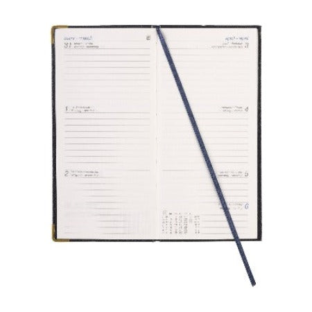 Branded Promotional RITZ BUSINESS DIARY in Black from Concept Incentives