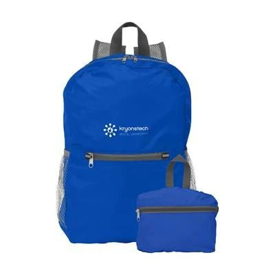 Branded Promotional BACKPACK RUCKSACK GOCOMFORT in Black Bag From Concept Incentives.