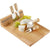 Branded Promotional MAGNETIC WOOD CHEESE BOARD Cheese Set From Concept Incentives.