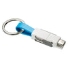 Branded Promotional MIXCO 3-IN-1 CHARGER CABLE in Blue Cable From Concept Incentives.