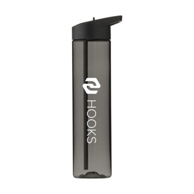 Branded Promotional VIGO DRINK BOTTLE in Black Sports Drink Bottle From Concept Incentives.
