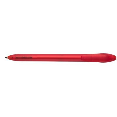 Branded Promotional TWIST FROST BALL PEN in Red Pen From Concept Incentives.