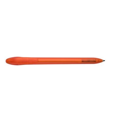 Branded Promotional TWIST FROST BALL PEN in Orange Pen From Concept Incentives.