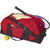 Branded Promotional SPORTS TRAVEL BAG in Red with Black Contrast Trim Bag From Concept Incentives.