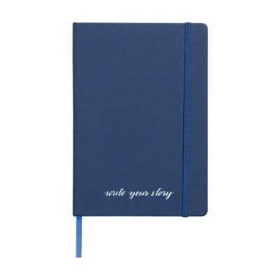 Branded Promotional POCKET NOTE BOOK A4 in Black Note Pad From Concept Incentives.