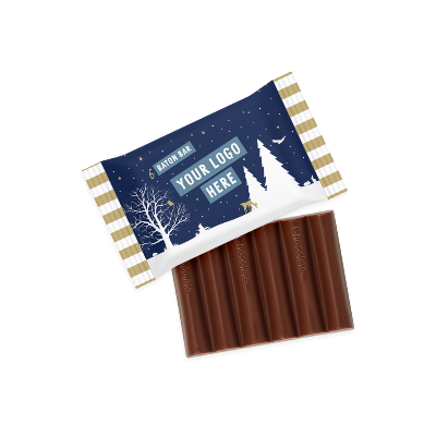 Branded Promotional 3 MILK CHOCOLATE BATON BAR from Concept Incentives