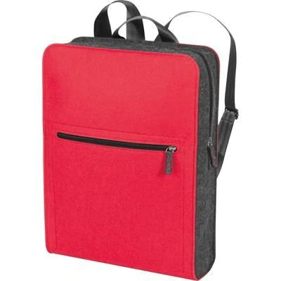 Branded Promotional BACKPACK RUCKSACK in Grey Bag From Concept Incentives.