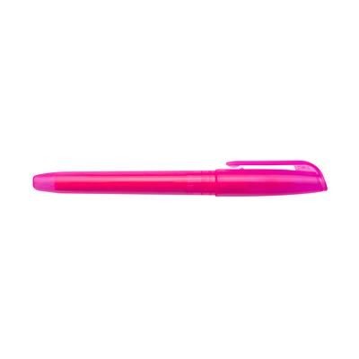 Branded Promotional PEN HIGHLIGHTER in Pink Highlighter Pen From Concept Incentives.